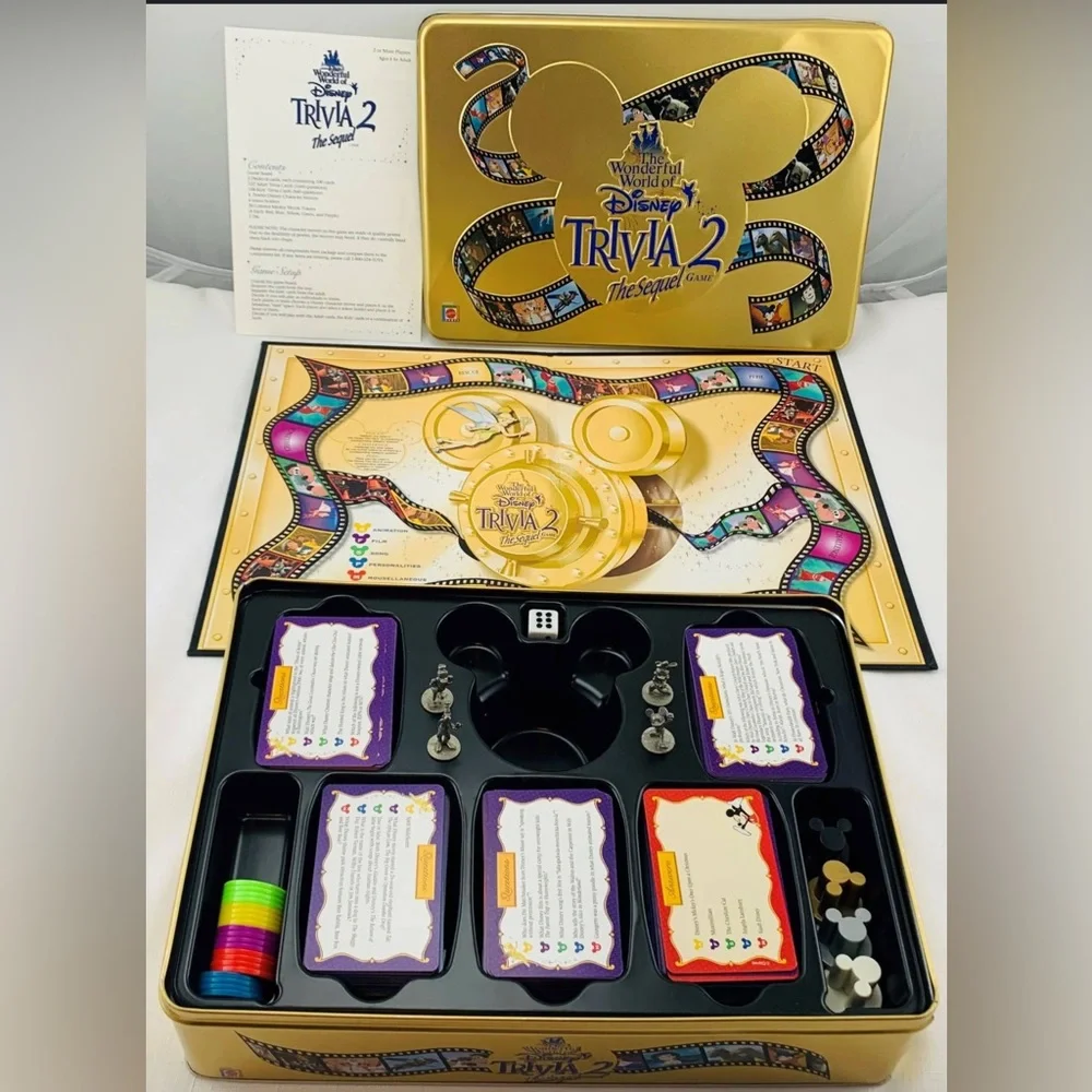 Sealed The Wonderful World of Disney Trivia 2: The Sequel Game by Mattel